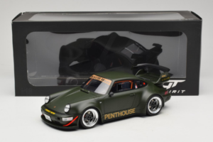 Porsche 911 RWB Penthouse Kaki Green GT Spirit 1:18 GT559 Vaik - pilt 6/6