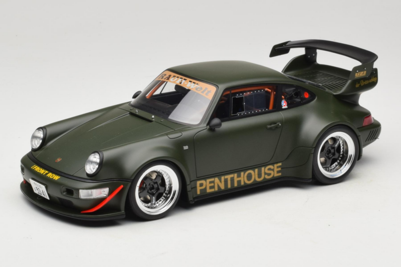 Porsche 911 RWB Penthouse Kaki Green GT Spirit 1:18 GT559 Vaik