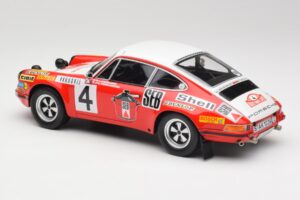 Porsche 911 S #4 G. Larrousse / M. Perramond 2nd Place Rally Monte Carlo 1972 Minichamps 1:18 107726804 Vaik - pilt 5/6