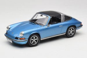 Porsche 911 S Targa Blue Metallic Norev 1:18 187646 Metall - pilt 2/8