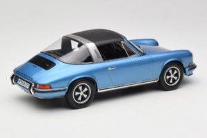 Porsche 911 S Targa Blue Metallic Norev 1:18 187646 Metall - pilt 3/8
