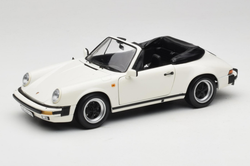 Porsche 911 SC Kabriolett Valge Minichamps 1:18 100063031 Metall