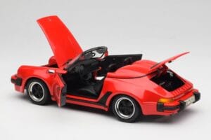 Porsche 911 964 Speedster Punane Maisto 1:18 3000473 Metall - pilt 5/8