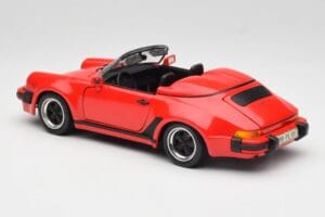 Porsche 911 964 Speedster Punane Maisto 1:18 3000473 Metall - pilt 7/8