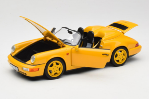 Porsche 911 964 Speedster Speed Yellow Norev 1:18 187130 Metall - pilt 2/8
