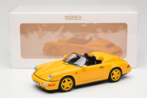 Porsche 911 964 Speedster Speed Yellow Norev 1:18 187130 Metall - pilt 8/8