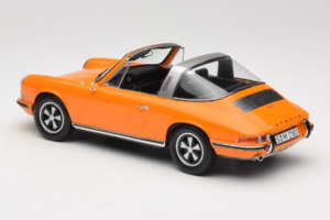 Porsche 911 T Targa Oranž Norev 1:18 187220 Metall - pilt 7/8