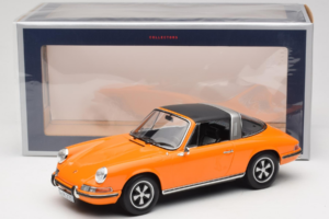 Porsche 911 T Targa Oranž Norev 1:18 187220 Metall - pilt 8/8