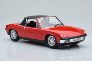 Porsche 914 1.7 Bahia Punane Norev 1:18 187690 Metall - pilt 4/7