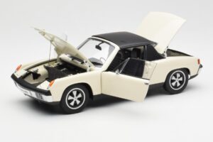 Porsche 914/6 Hele Elevandiluuvärv AUTOart 1:18 77933 Metall - pilt 2/8
