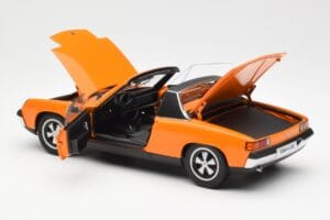 Porsche 914/6 Targa Oranž AUTOart 1:18 77932 Metall - pilt 5/8