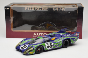 Porsche 917 LH #3 Hippie 2nd Place 24 Hours of Le Mans 1970 AUTOart 1:18 87075-R1 Metall - pilt 8/8