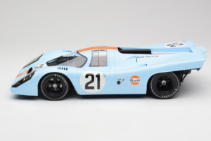 Porsche 917K Gulf #21 P. Rodriguez / L. Kinnunen J.W. Automotive Engineering 24 Hours of Le Mans 1970 Minichamps 1:12 1237066 - pilt 3/6