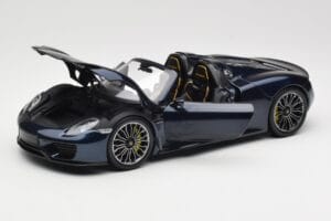 Porsche 918 Spyder Sinine Metallic Minichamps 1:18 113062434 Metall - pilt 2/8