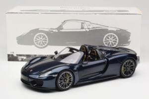 Porsche 918 Spyder Sinine Metallic Minichamps 1:18 113062434 Metall - pilt 8/8
