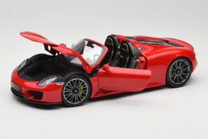 Porsche 918 Spyder Punane Minichamps 1:18 110062435 Metall - pilt 2/8