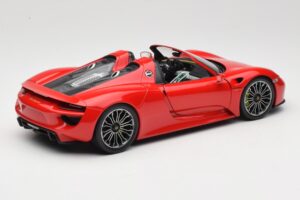 Porsche 918 Spyder Punane Minichamps 1:18 110062435 Metall - pilt 3/8