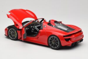 Porsche 918 Spyder Punane Minichamps 1:18 110062435 Metall - pilt 5/8