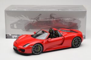 Porsche 918 Spyder Punane Minichamps 1:18 110062435 Metall - pilt 8/8