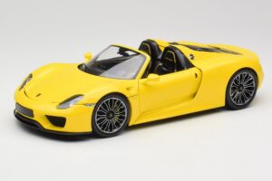 Porsche 918 Spyder Kollane Minichamps 1:18 110062434 Metall