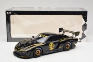 Porsche 935/19 Must Kuldsete Triipudega Minichamps 1:18 155067568 Metall - pilt 6/6