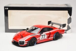 Porsche 935/19 Punane Valgete Triipudega Minichamps 1:18 155067577 Metall - pilt 6/6