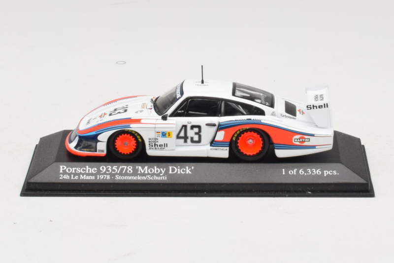 Porsche 935/78 Moby Dick #43 R. Stommelen / M. Schurti 24 Hours of Le Mans 1978 Minichamps 1:43 Porsche 935/78 Moby Dick #43 R. Stommelen / M. Schurti 24 Hours of Le Mans 1978 Minichamps 1:43 430786743 Metall