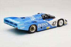 Porsche 956L #47 Hugo Boss V. Merl / H. Grohs / A. Plankenhorn 24 Hours of Le Mans 1984 Minichamps 1:18 183846947 Metall - pilt 3/8