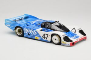 Porsche 956L #47 Hugo Boss V. Merl / H. Grohs / A. Plankenhorn 24 Hours of Le Mans 1984 Minichamps 1:18 183846947 Metall - pilt 6/8