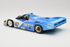 Porsche 956L #47 Hugo Boss V. Merl / H. Grohs / A. Plankenhorn 24 Hours of Le Mans 1984 Minichamps 1:18 183846947 Metall - pilt 7/8