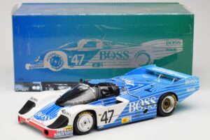 Porsche 956L #47 Hugo Boss V. Merl / H. Grohs / A. Plankenhorn 24 Hours of Le Mans 1984 Minichamps 1:18 183846947 Metall - pilt 8/8