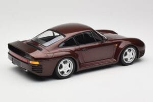 Porsche 959 Dark Red Metallic Minichamps 1:18 155066204 Metall - pilt 2/6