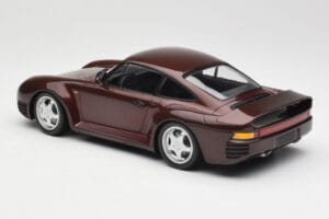 Porsche 959 Dark Red Metallic Minichamps 1:18 155066204 Metall - pilt 4/6