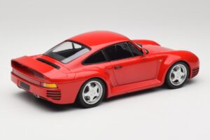 Porsche 959 Guards Punane Minichamps 1:18 155066200 Metall - pilt 2/6