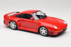 Porsche 959 Guards Punane Minichamps 1:18 155066200 Metall - pilt 4/6