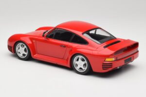 Porsche 959 Guards Punane Minichamps 1:18 155066200 Metall - pilt 5/6