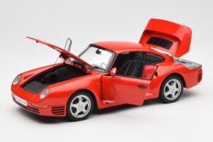 Porsche 959 Punane AUTOart 1:18 78082 Metall - pilt 2/8