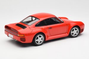 Porsche 959 Punane AUTOart 1:18 78082 Metall - pilt 3/8