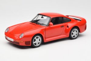 Porsche 959 Punane AUTOart 1:18 78082 Metall