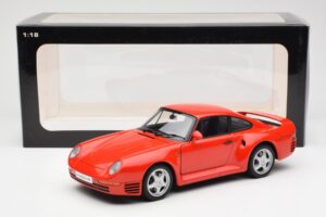 Porsche 959 Punane AUTOart 1:18 78082 Metall - pilt 8/8
