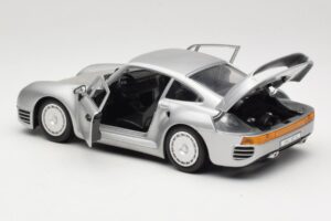Porsche 959 Hõbedane Tonka 1:18 2221 Metall - pilt 5/8