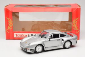 Porsche 959 Hõbedane Tonka 1:18 2221 Metall - pilt 8/8