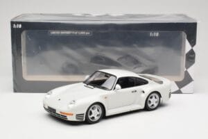 Porsche 959 White Metallic Minichamps 1:18 155066206 Metall - pilt 6/6