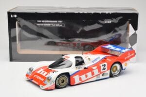 Porsche 962 #2 Brun Motorsport J. Mass / O. Larrauri 1000km Nürburgring 1987 Minichamps 1:18 155876502 Metall - pilt 6/6