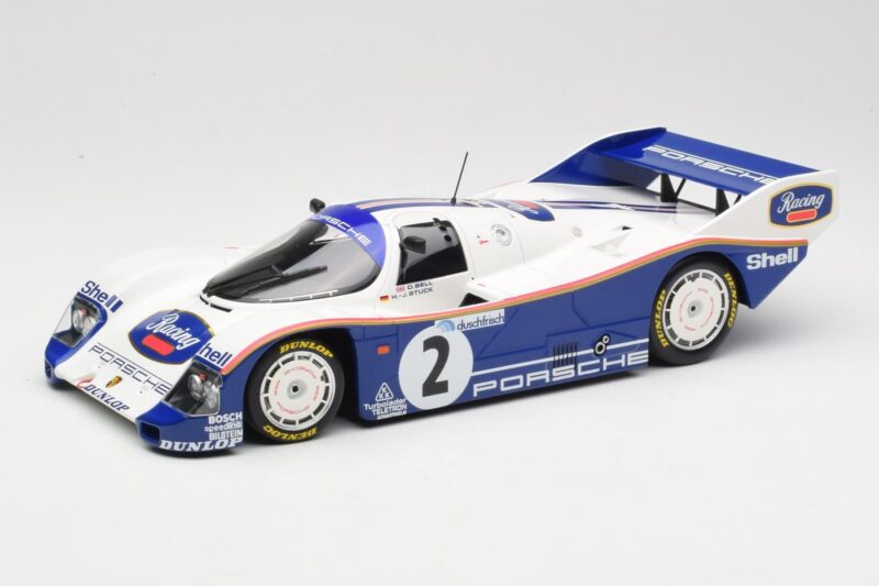 Porsche 962 #2 H-J. Stuck / D. Bell Team Porsche AG Winners 1000km Hockenheim 1985 Minichamps 1:18 155856502 Metall