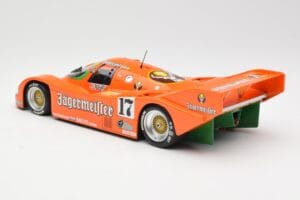 Porsche 962C #17 Jägermeister T. Boutsen / F. Jelinski 1000km Spa 1986 Minichamps 1:18 155866517 Metall - pilt 5/6
