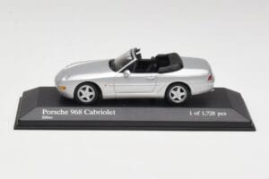 Porsche 968 Hõbe Minichamps 1:43 400062332 Metall