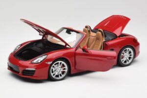 Porsche Boxster 981 S Guards Punane Minichamps 1:18 110062031 Metall - pilt 2/8