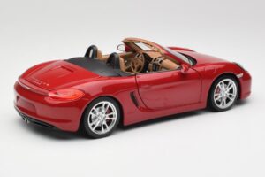 Porsche Boxster 981 S Guards Punane Minichamps 1:18 110062031 Metall - pilt 3/8