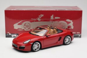 Porsche Boxster 981 S Guards Punane Minichamps 1:18 110062031 Metall - pilt 8/8
